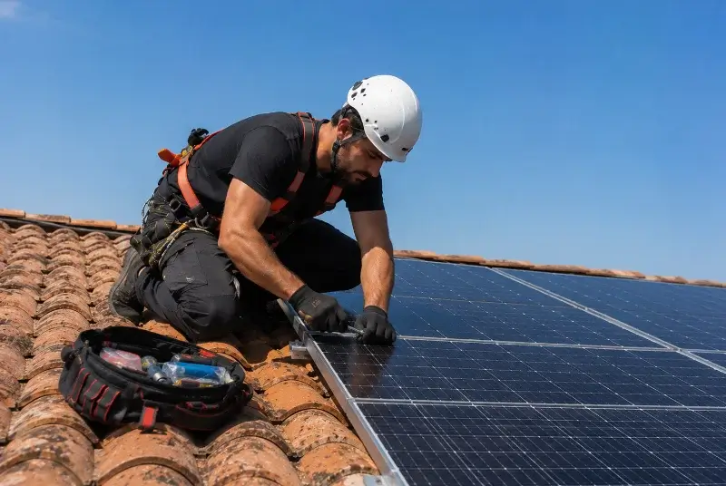 Maintenance et monitoring de panneaux solaires à Armentières